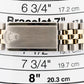 Rolex Oyster Perpetual SILVER Two-Tone Yellow Gold Jubilee 34mm 1003 Watch