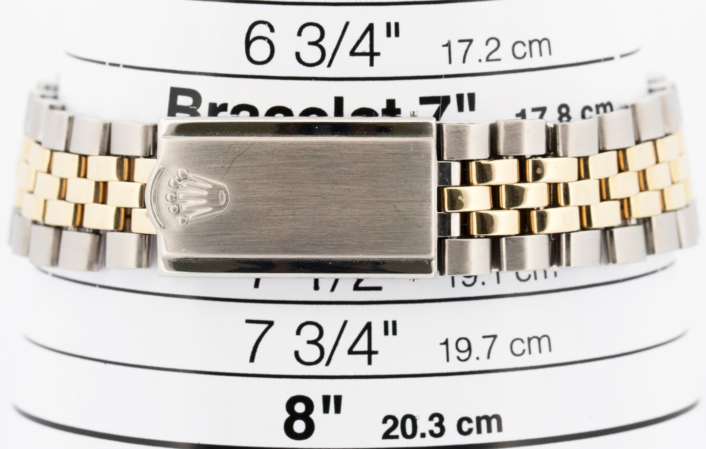 Rolex Oyster Perpetual SILVER Two-Tone Yellow Gold Jubilee 34mm 1003 Watch