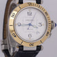 Cartier Pasha 2378 Stainless Two-Tone 18K SILVER GUILLOCHE Leather 38mm W3103555