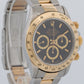 1993 Rolex Daytona Cosmograph BLACK 18K Gold ZENITH Stainless Steel Watch 16523