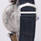 Cartier Pasha 2378 Stainless Two-Tone 18K SILVER GUILLOCHE Leather 38mm W3103555