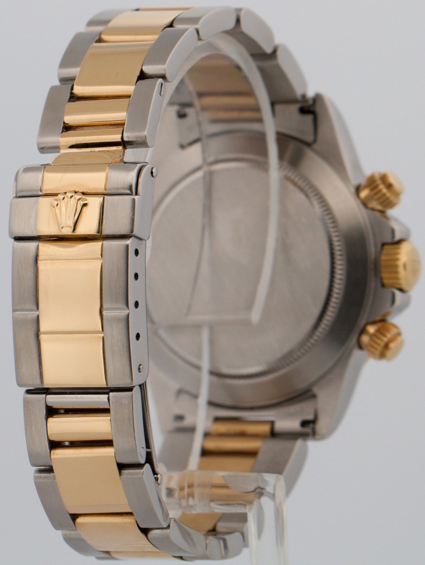 1993 Rolex Daytona Cosmograph BLACK 18K Gold ZENITH Stainless Steel Watch 16523