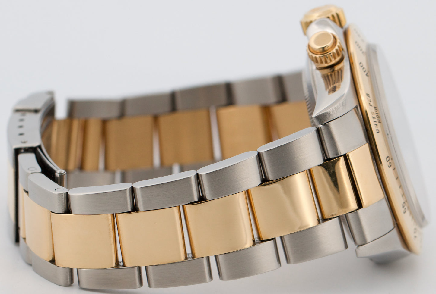 1993 Rolex Daytona Cosmograph BLACK 18K Gold ZENITH Stainless Steel Watch 16523