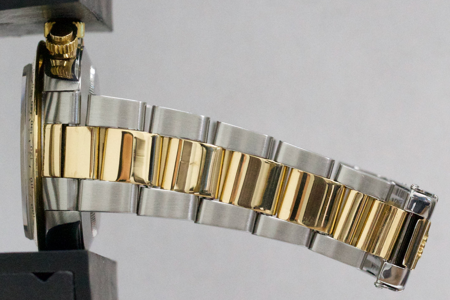 1993 Rolex Daytona Cosmograph BLACK 18K Gold ZENITH Stainless Steel Watch 16523