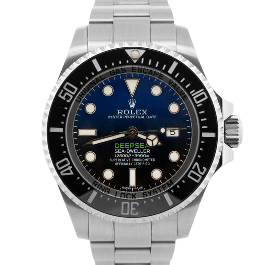 2016 PAPERS Rolex Deepsea Sea-Dweller 'James Cameron' 44mm 116660 Watch BOX