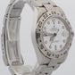 UNPOLISHED Rolex Explorer II 40mm WHITE 3168 Steel No-Holes REHAUT 16570 Watch