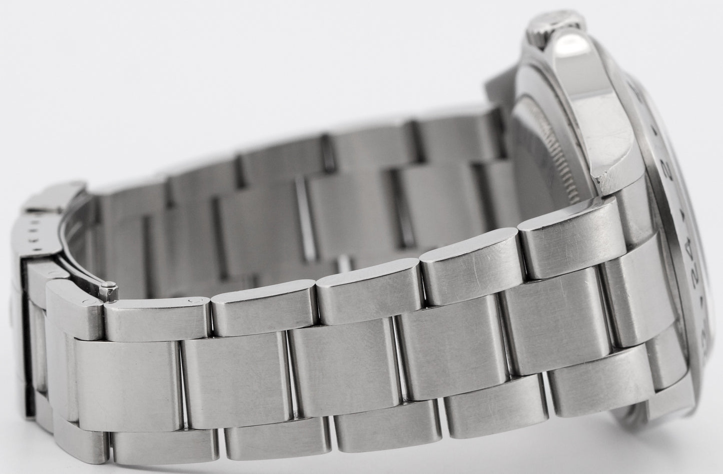 UNPOLISHED Rolex Explorer II 40mm WHITE 3168 Steel No-Holes REHAUT 16570 Watch