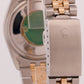 Rolex DateJust 36mm SILVER 18K Gold Two-Tone Stainless Steel JUBILEE 16013 BOX