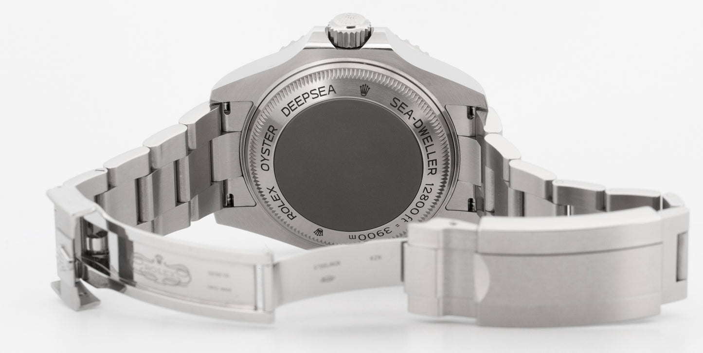 2021 PAPERS Rolex Sea-Dweller Deepsea James Cameron Steel 44mm 126660 Watch BOX