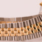 Rolex DateJust 36mm SILVER 18K Gold Two-Tone Stainless Steel JUBILEE 16013 BOX