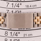 Rolex DateJust 36mm SILVER 18K Gold Two-Tone Stainless Steel JUBILEE 16013 BOX