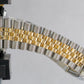 Rolex DateJust 36mm SILVER 18K Gold Two-Tone Stainless Steel JUBILEE 16013 BOX