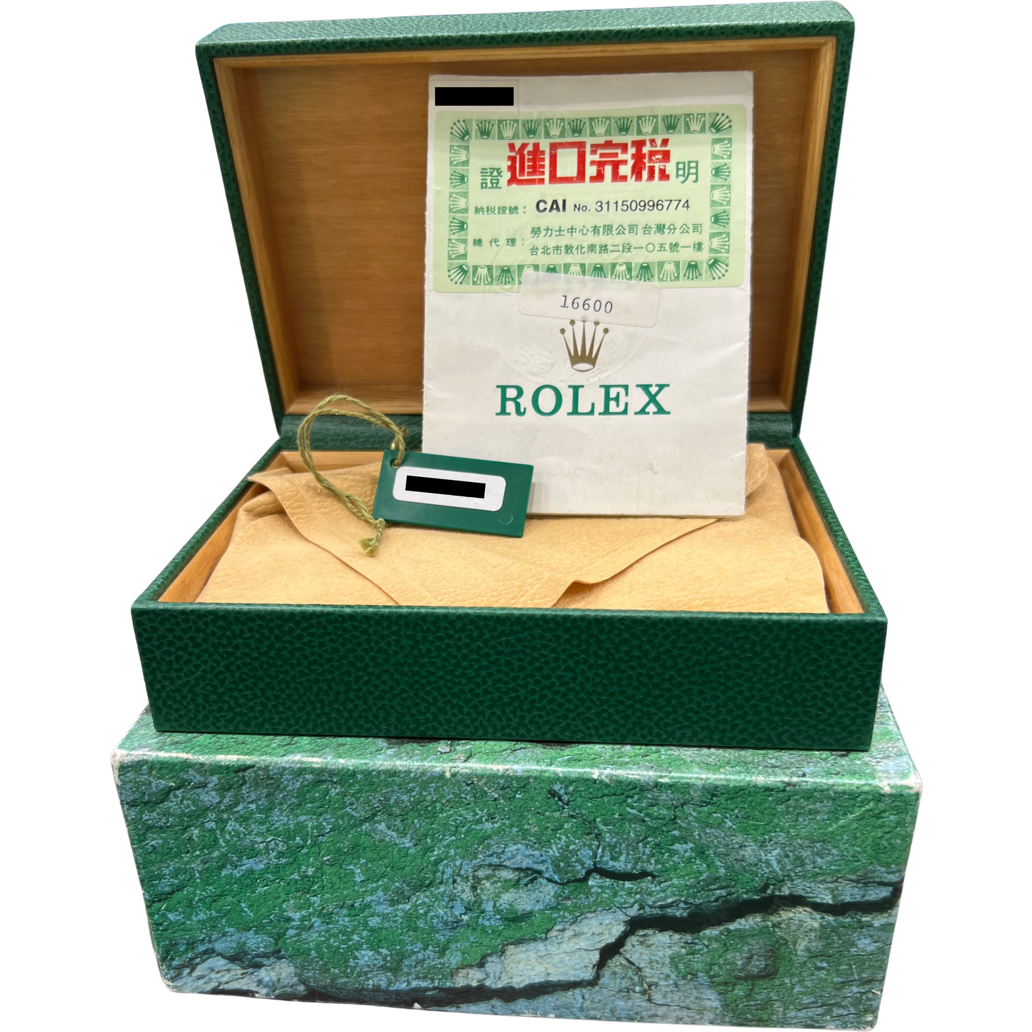 PAPERS UNPOLISHED Rolex Sea-Dweller 40mm BLACK Steel Date Watch 16600 BOX