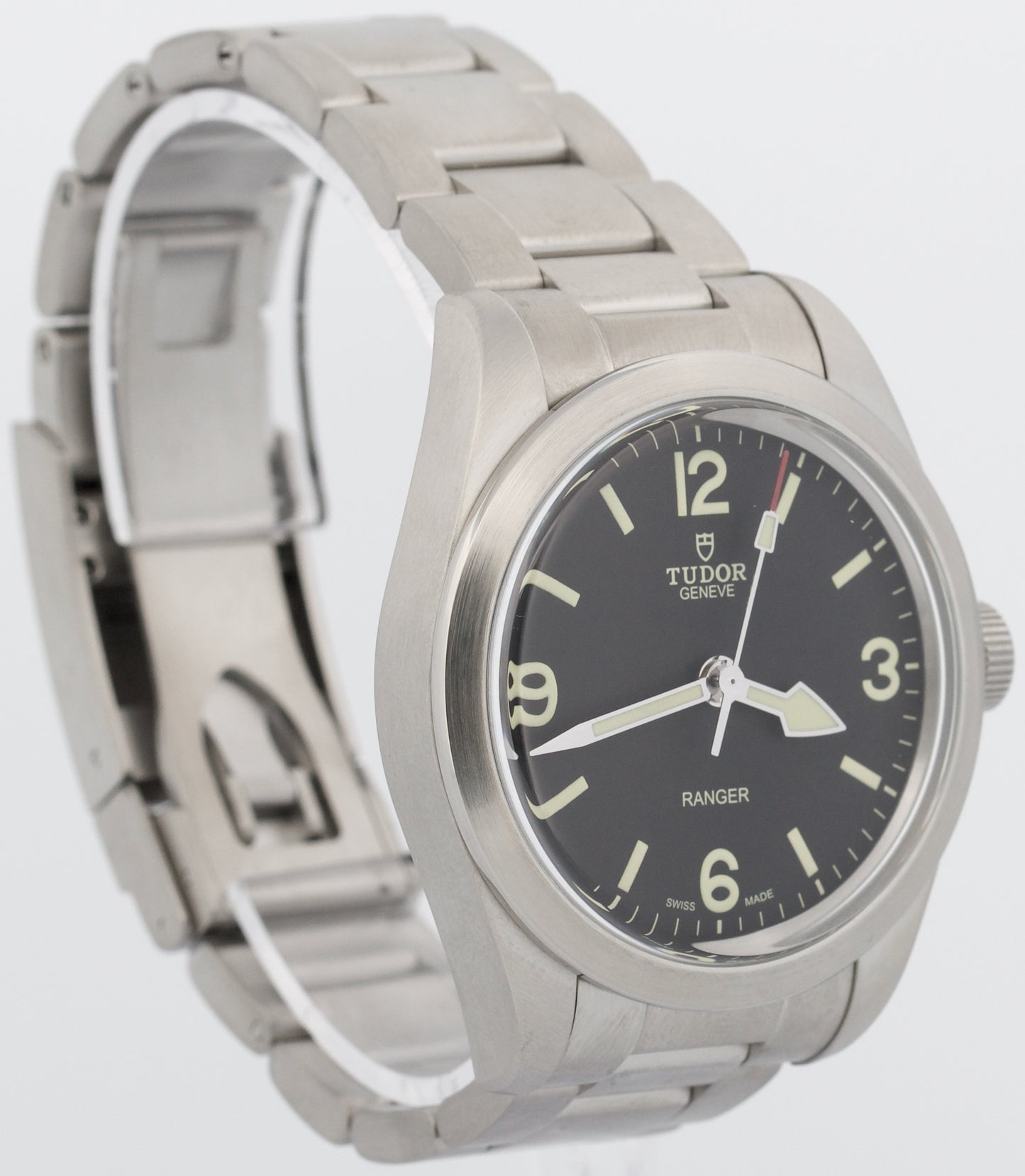 2023 PAPERS Tudor Ranger 39mm BLACK Arabic Stainless Automatic Watch 79950 BOX