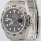 2020 NFC PAPERS Rolex Explorer II 42mm BLACK Orange Stainless Steel 216570 BOX
