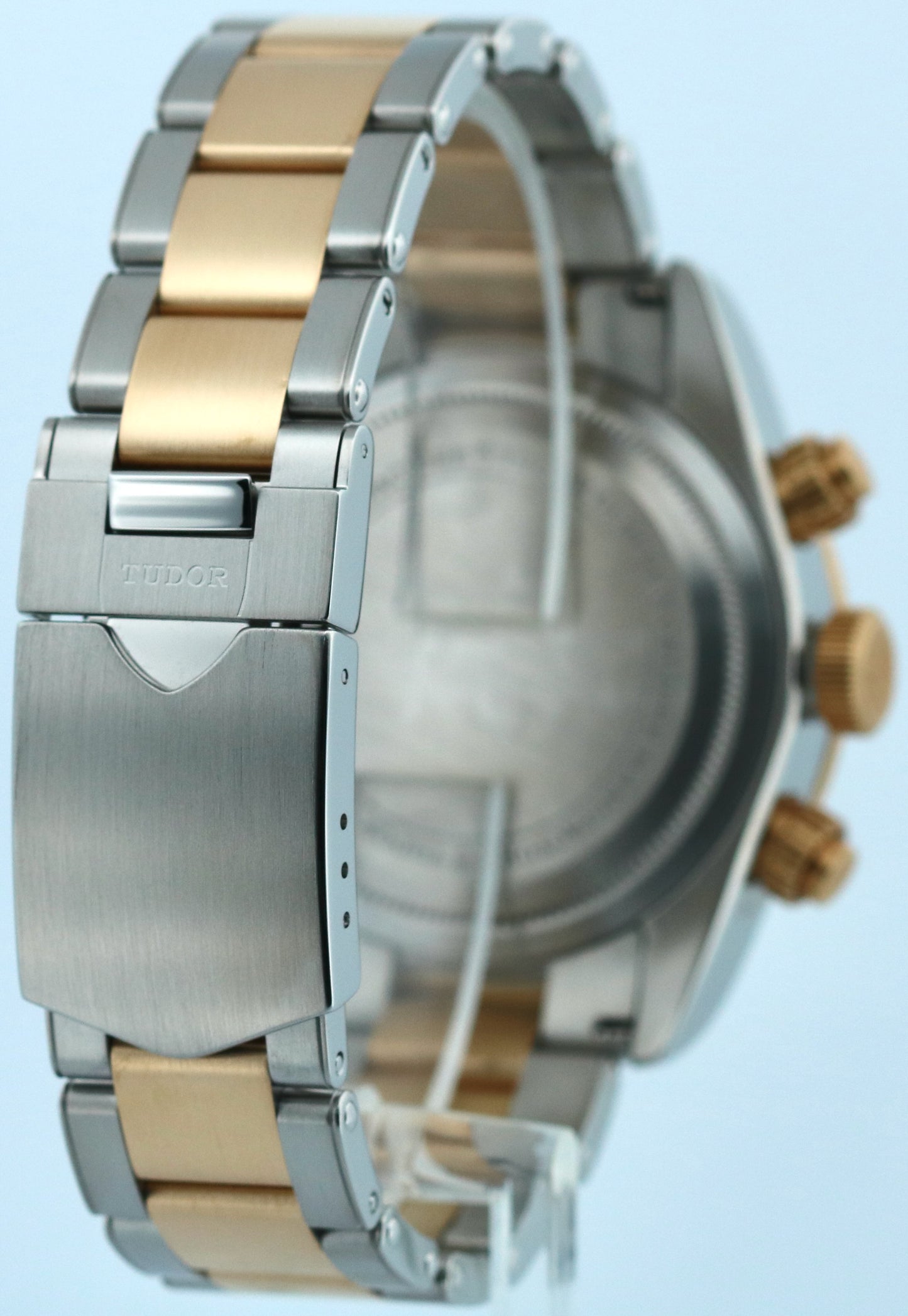 2022 PAPERS Tudor Black Bay Chrono S&G 41mm 18K Gold Black Steel 79363N BOX