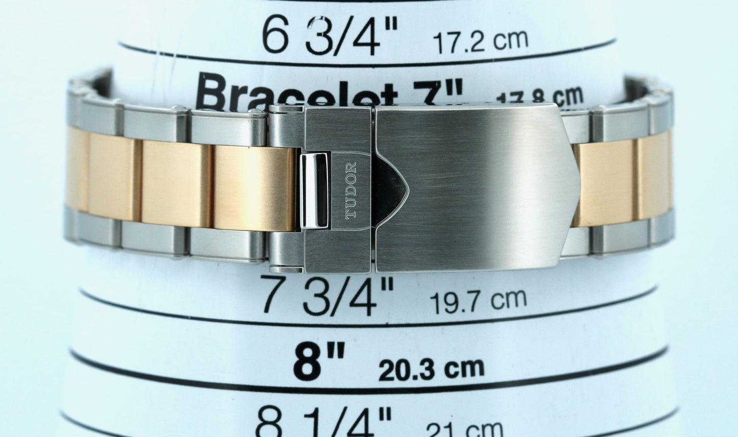 2022 PAPERS Tudor Black Bay Chrono S&G 41mm 18K Gold Black Steel 79363N BOX