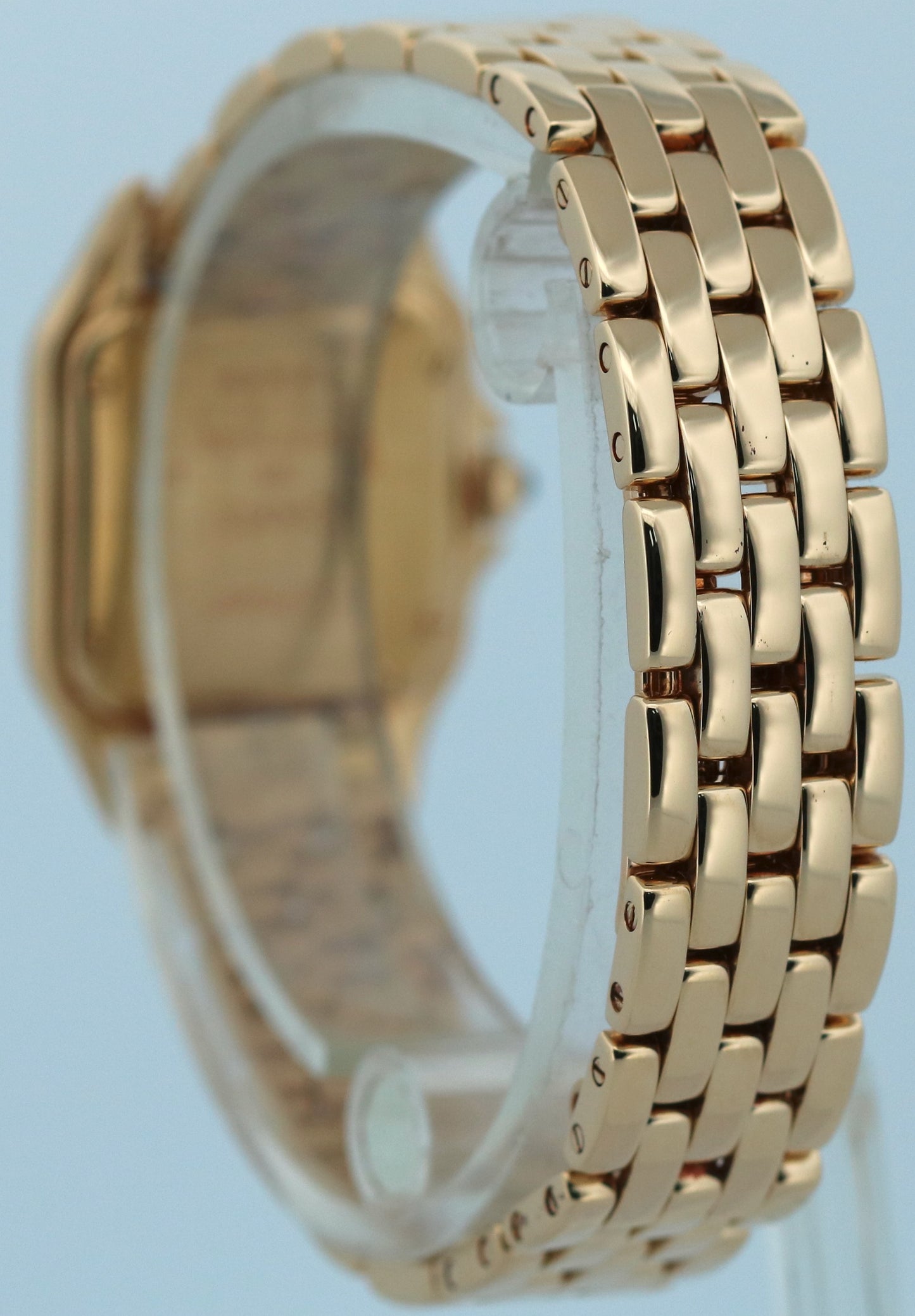 PAPERS Ladies Cartier Panthere 22mm IVORY 18K Yellow Gold Quartz 8057917 BOX