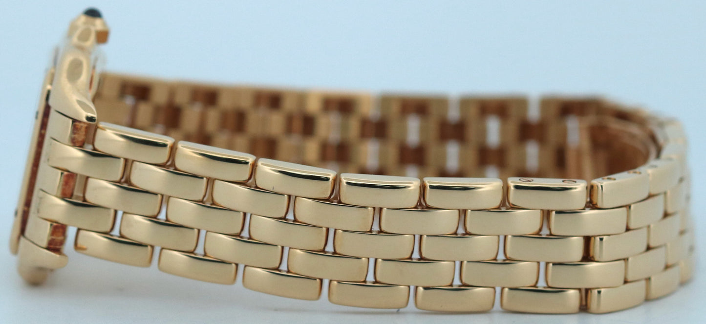 PAPERS Ladies Cartier Panthere 22mm IVORY 18K Yellow Gold Quartz 8057917 BOX