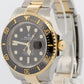 2021 PAPERS Rolex Sea-Dweller 43mm Two-Tone 18K Gold Steel Black 126603 BOX
