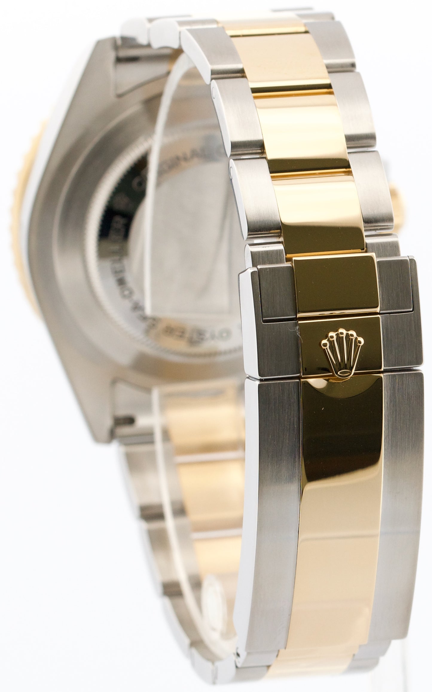 2021 PAPERS Rolex Sea-Dweller 43mm Two-Tone 18K Gold Steel Black 126603 BOX