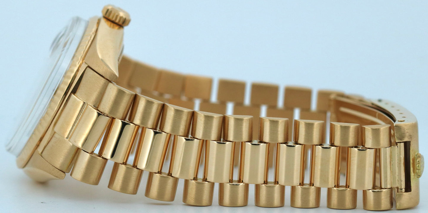 VINTAGE Rolex Day-Date President CHAMPAGNE DIAMOND 36mm 18K Gold 1803 Watch