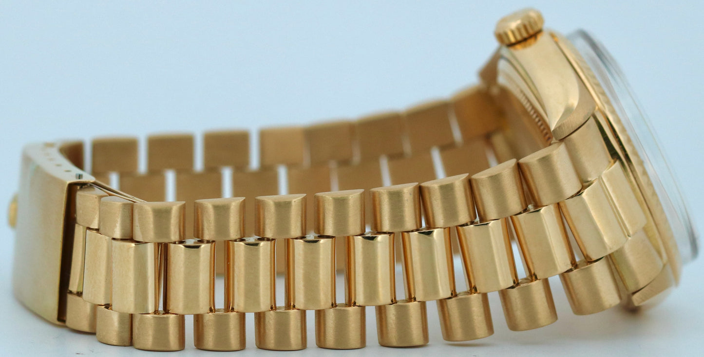VINTAGE Rolex Day-Date President CHAMPAGNE DIAMOND 36mm 18K Gold 1803 Watch