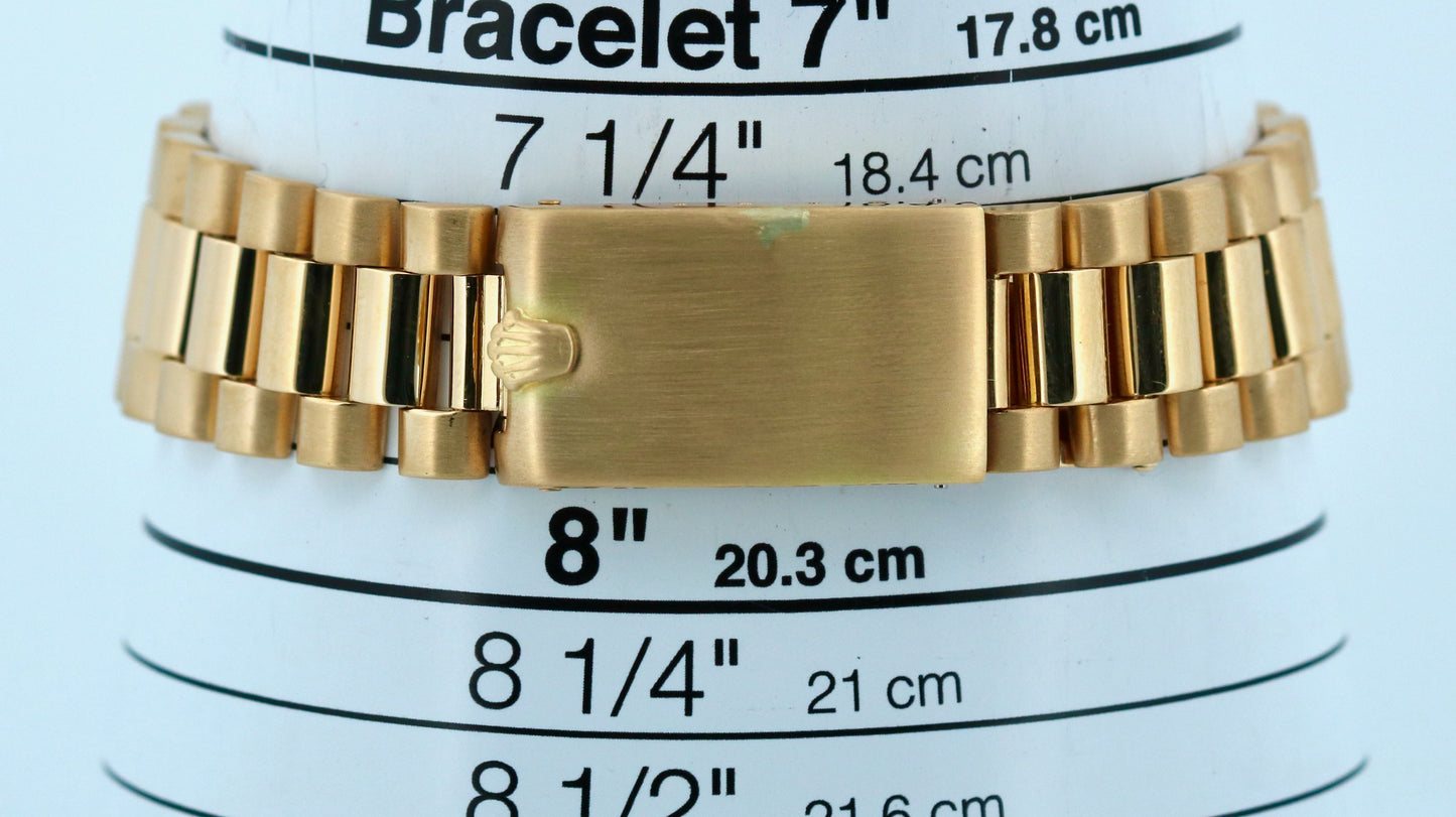 VINTAGE Rolex Day-Date President CHAMPAGNE DIAMOND 36mm 18K Gold 1803 Watch