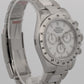 NOS STICKERED 2020 PAPERS Rolex Daytona Cosmograph WHITE Steel 40mm 116520 BOX
