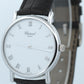 Chopard Classic WHITE ROMAN 18K Gold Leather Manual C100987 33.5mm Watch BOX