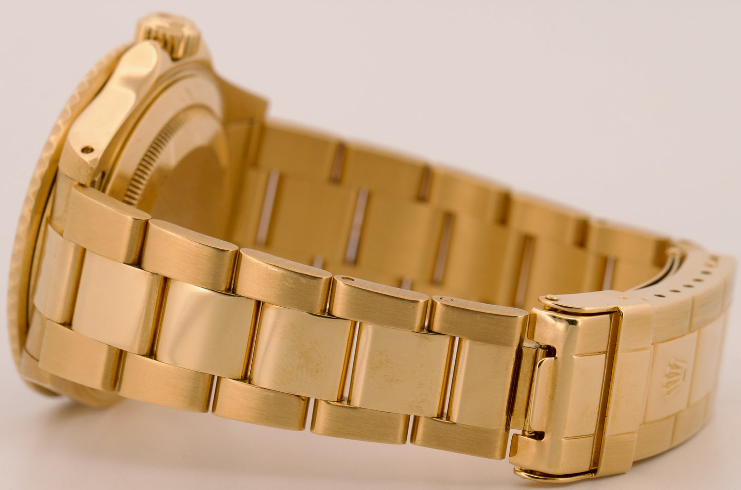 Rolex Submariner Date BLUE 18K Yellow Gold Oyster Automatic 40mm 16618 Watch BOX