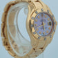 Ladies Rolex DateJust Pearlmaster DIAMOND MOP 18k Yellow Gold 29mm 69318 Watch