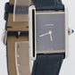 PAPERS Cartier Tank Must Large BLUE Quartz 33mm Steel Watch 4323 / WSTA0055 BOX