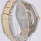 Rolex DateJust II Two-Tone 18K Yellow Gold Steel Black Roman 41mm 116333 Watch