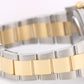 Rolex DateJust II Two-Tone 18K Yellow Gold Steel Black Roman 41mm 116333 Watch