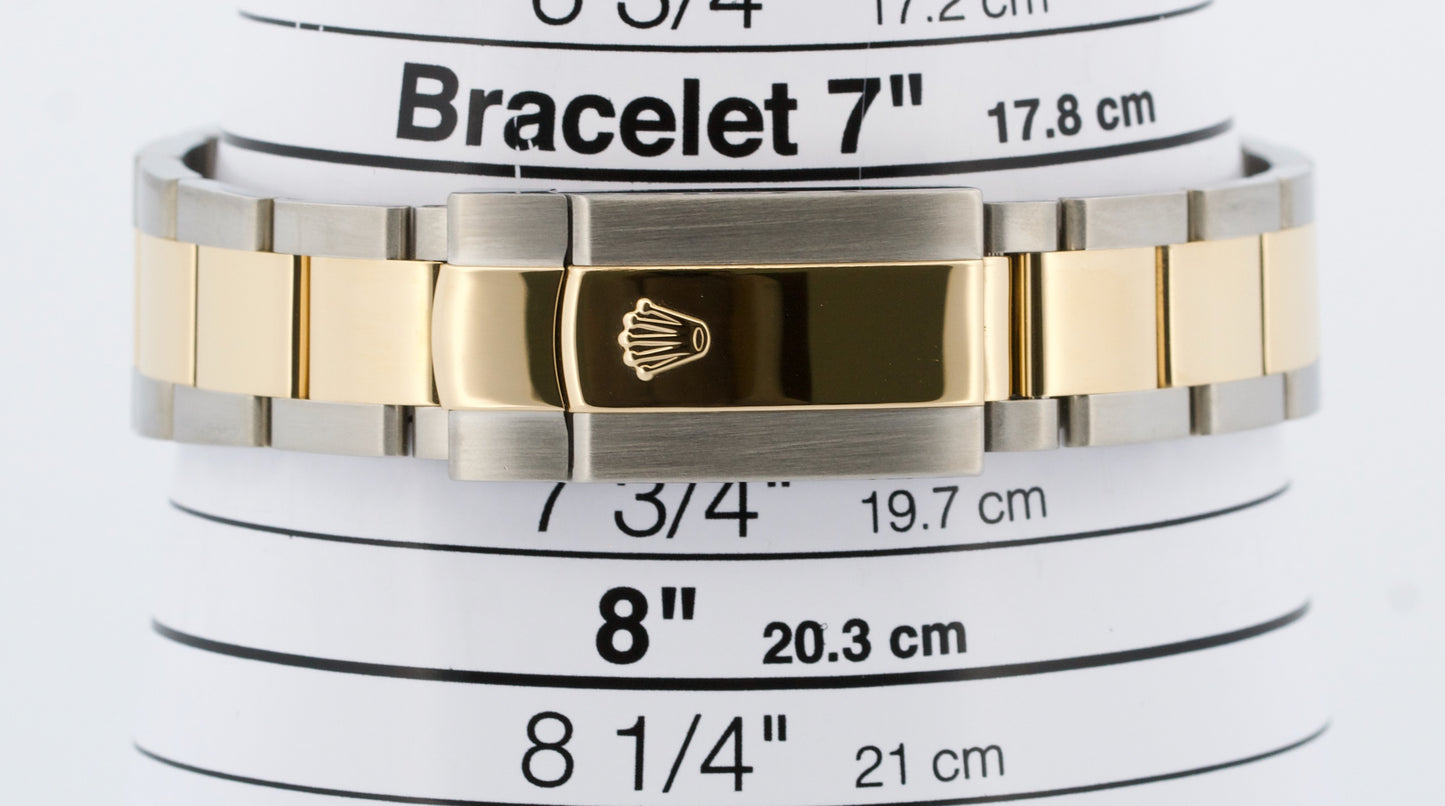 PAPERS Rolex DateJust 36mm SILVER JUBILEE DIAMOND 18K Yellow Gold 116233 BOX