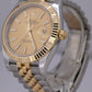 2022 Rolex Datejust 41 Two-Tone CHAMPAGNE 18K Gold Steel JUBILEE 41mm 126333