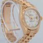MINT PAPERS Rolex DateJust President MOP DIAMOND 26mm 18K Yellow Gold 179178 BOX