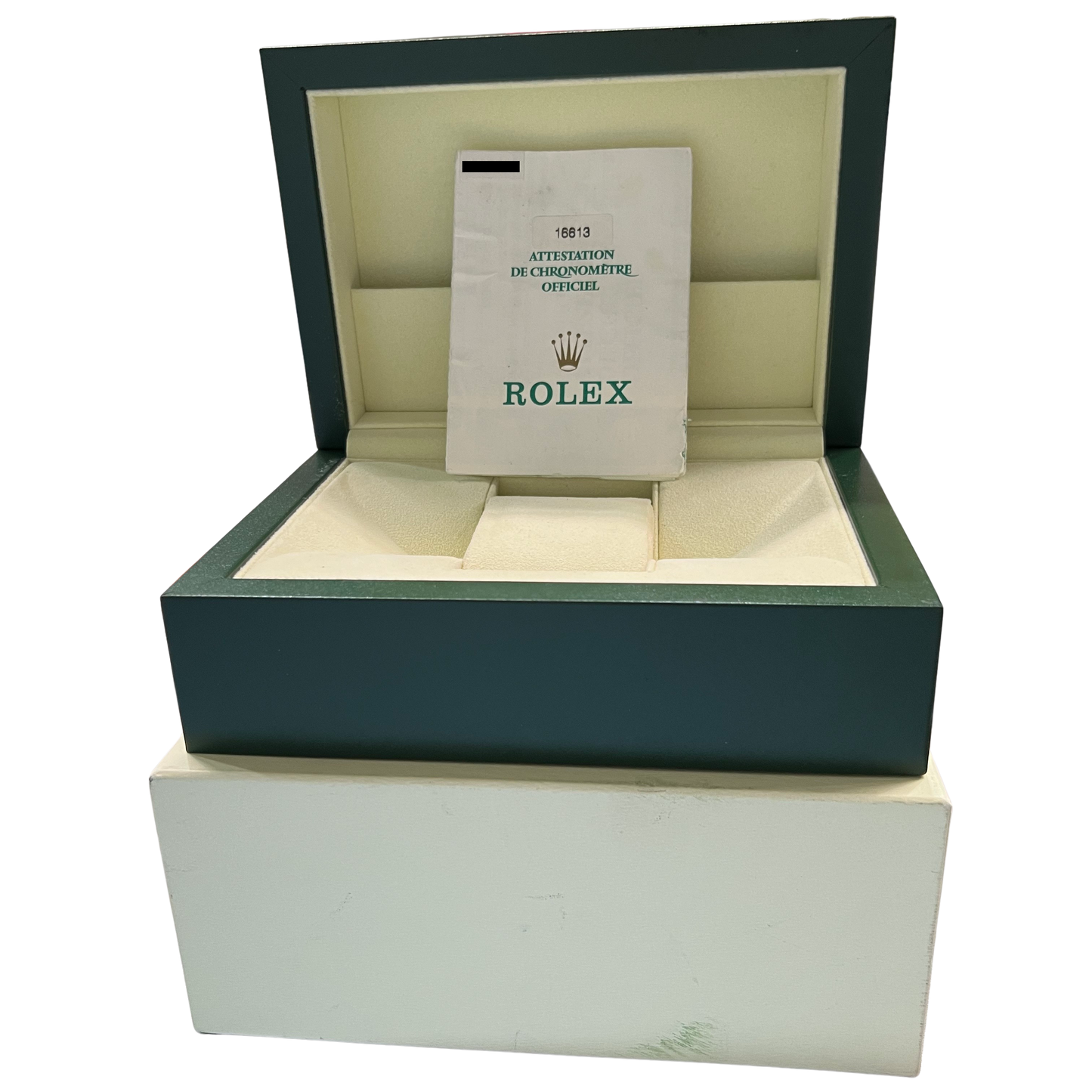 PAPERS Rolex Submariner 40mm BLUE Two-Tone 18K Gold Steel GOLD BUCKLE 16613 BOX