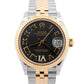 MINT Rolex Datejust 31 Two-Tone 18K Gold Steel DARK GRAY DIAMOND Jubilee 278273