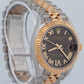 MINT Rolex Datejust 31 Two-Tone 18K Gold Steel DARK GRAY DIAMOND Jubilee 278273