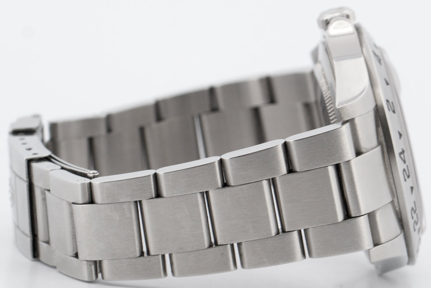 PAPERS Rolex Explorer II 40mm BLACK Stainless Steel NO-HOLES 16570 Watch BOX