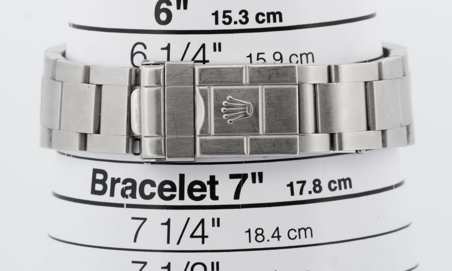 PAPERS Rolex Explorer II 40mm BLACK Stainless Steel NO-HOLES 16570 Watch BOX