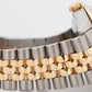 Rolex DateJust 36mm Champagne DIAMOND Bezel 18K Gold JUBILEE Steel Watch 16233
