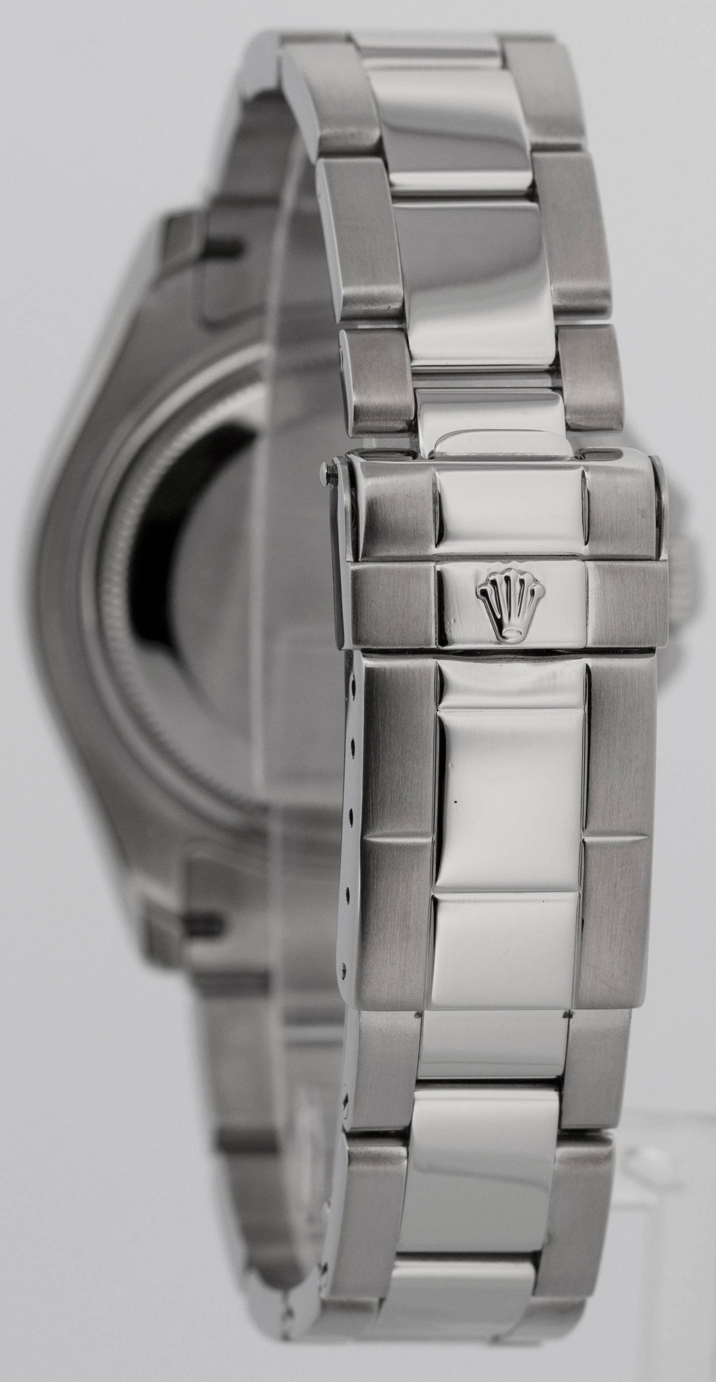 Rolex Yacht-Master Mid-Size PLATINUM Stainless Steel 35mm Oyster Watch 168622