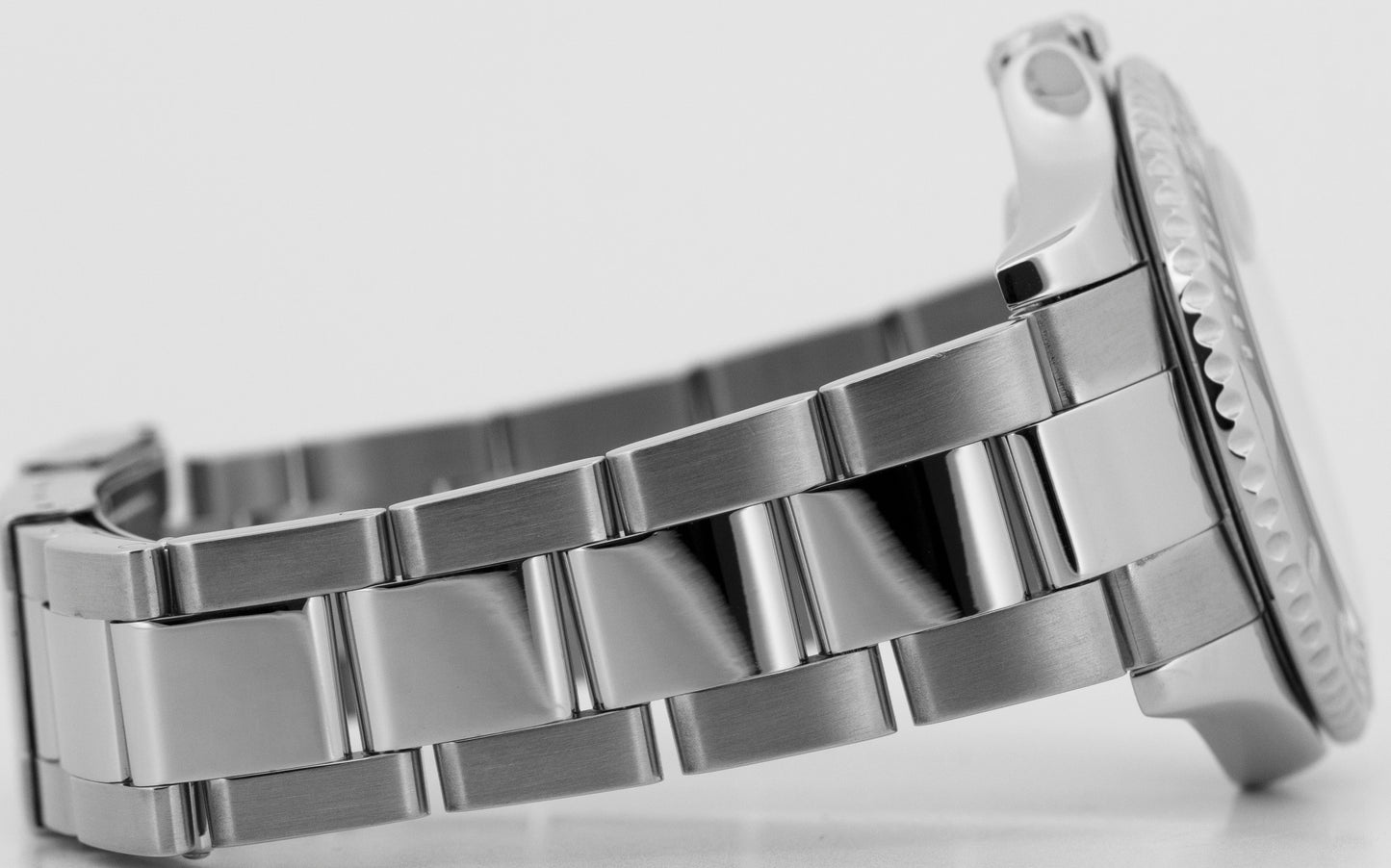 Rolex Yacht-Master Mid-Size PLATINUM Stainless Steel 35mm Oyster Watch 168622