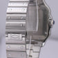 MINT Cartier Santos 39.8mm White Roman Automatic Stainless Steel 4072 WSSA0018