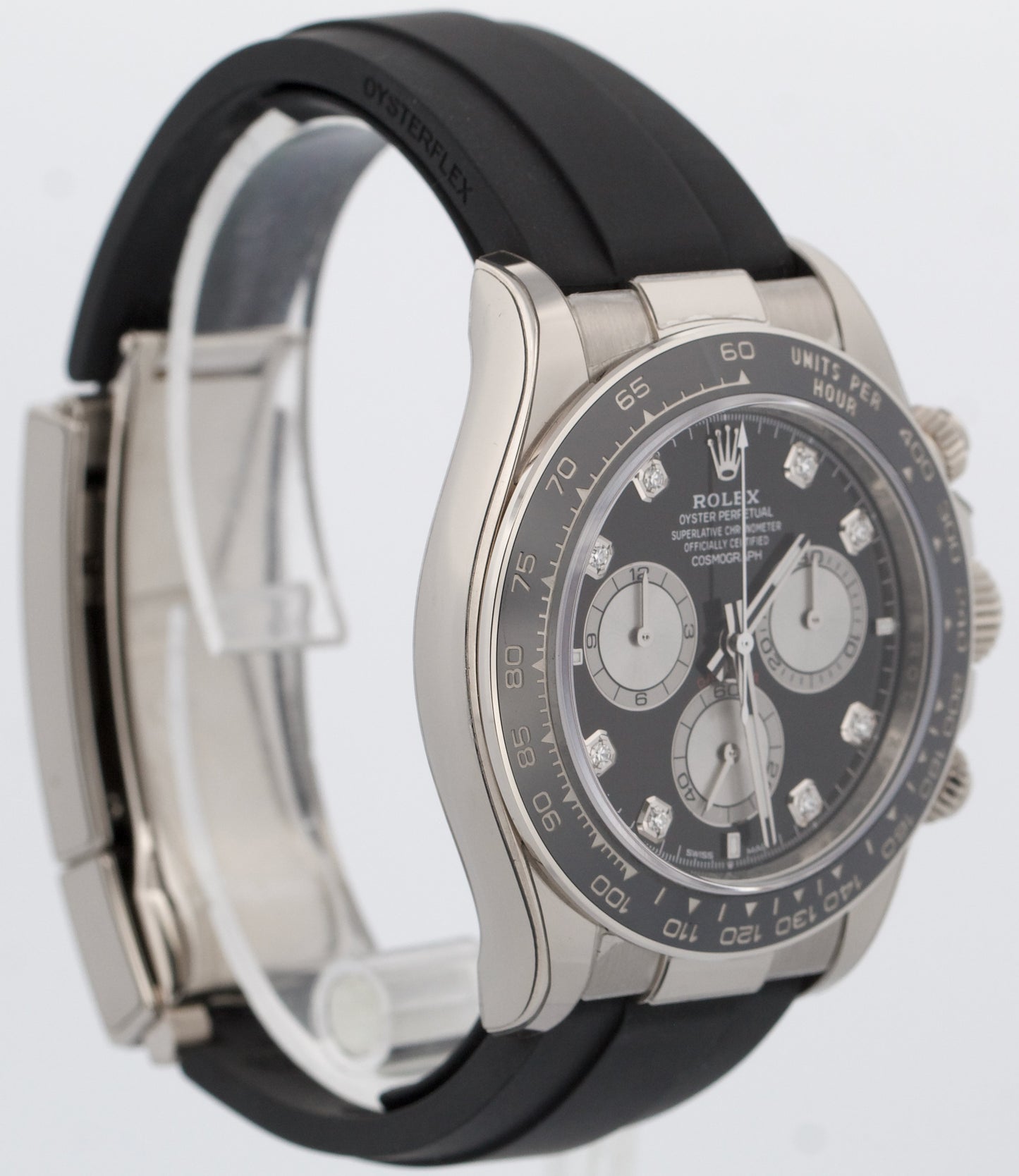 2024 PAPERS Rolex Daytona BLACK DIAMOND 18K Gold OYSTERFLEX 126519 LN Watch BOX