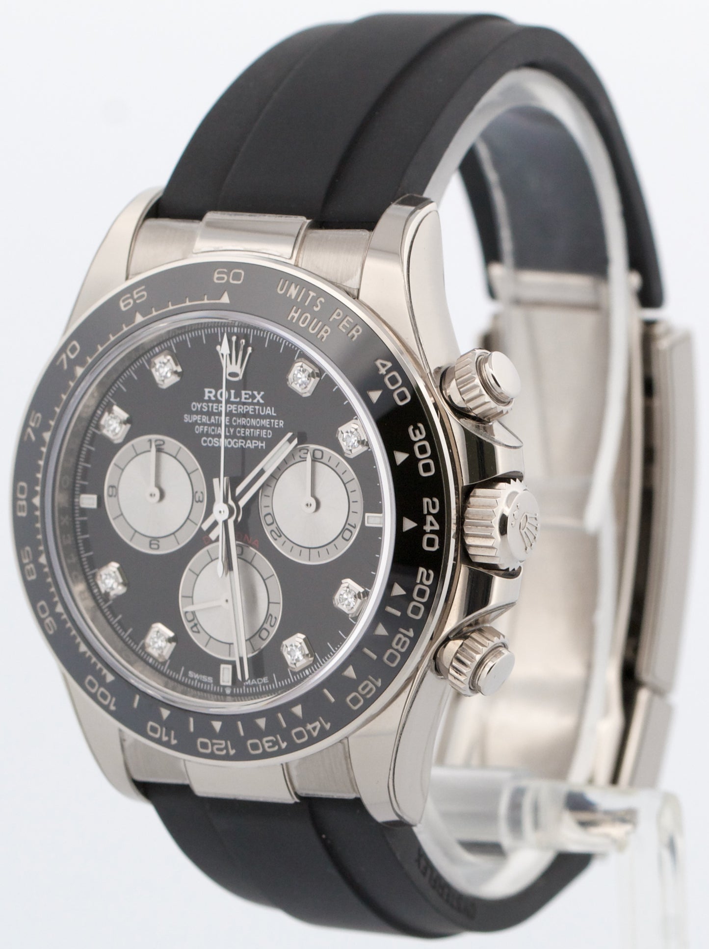 2024 PAPERS Rolex Daytona BLACK DIAMOND 18K Gold OYSTERFLEX 126519 LN Watch BOX