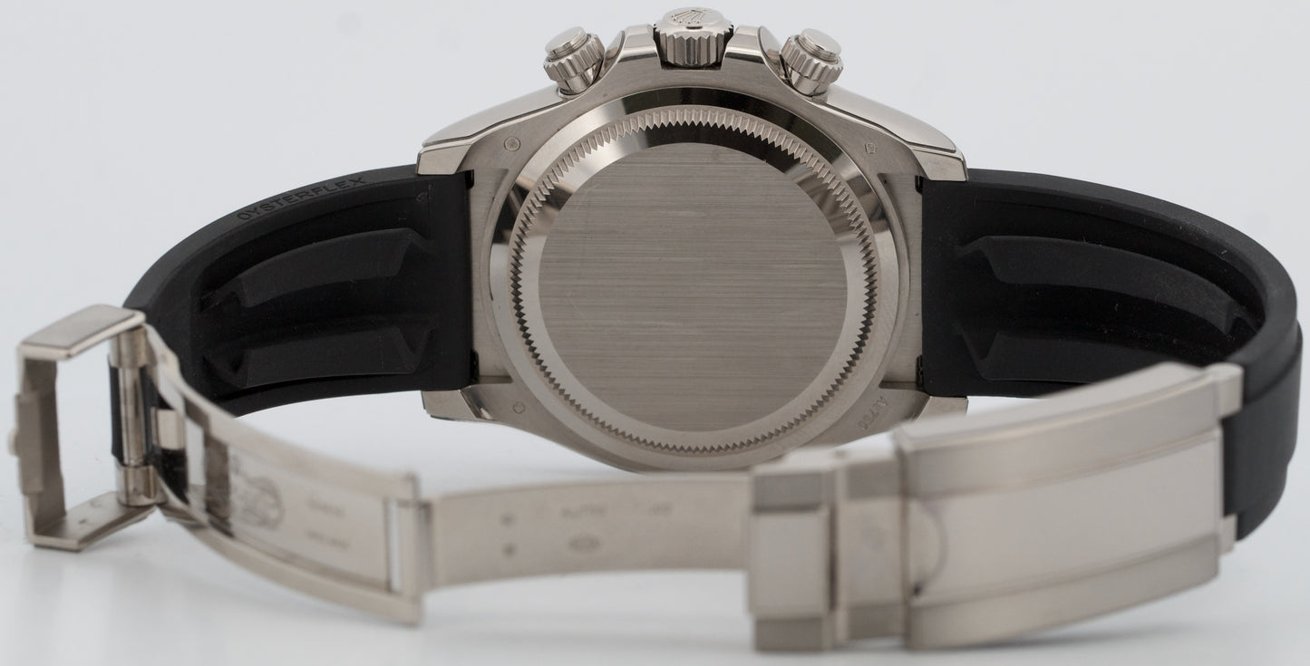 2024 PAPERS Rolex Daytona BLACK DIAMOND 18K Gold OYSTERFLEX 126519 LN Watch BOX